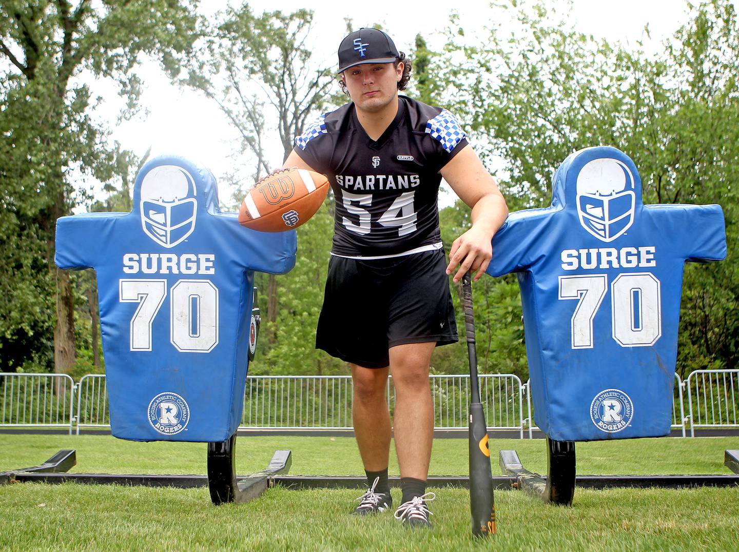 St. Francis baseball and football player TJ McMillen is the Kane County Chronicle Boys Athlete of the Year.