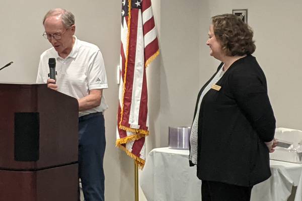 ‘She’s definitely left her mark’: Oswego leaders praise retiring library director 