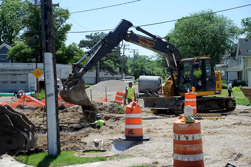 Construction on the new roundabout at the intersection of South Street, Madison Street and Lake Avenue has caused problems for the Cherry Tree Inn, 220 E. South St. in Woodstock. Some businesses in Woodstock are seeing issues due to ongoing road construction in the area. A few businesses, particularly on the Square, are worried about the effect the work will have on their business this year and next year.