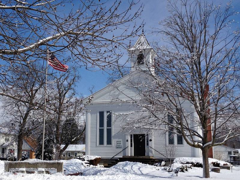 Little White School Museum in Oswego