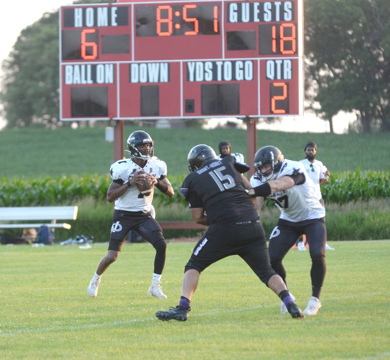 Ninety-degree temperatures didn't stop the Reapers, a semi-pro football team, from having a game at the Morrison Sports Complex on June 21, 2025.