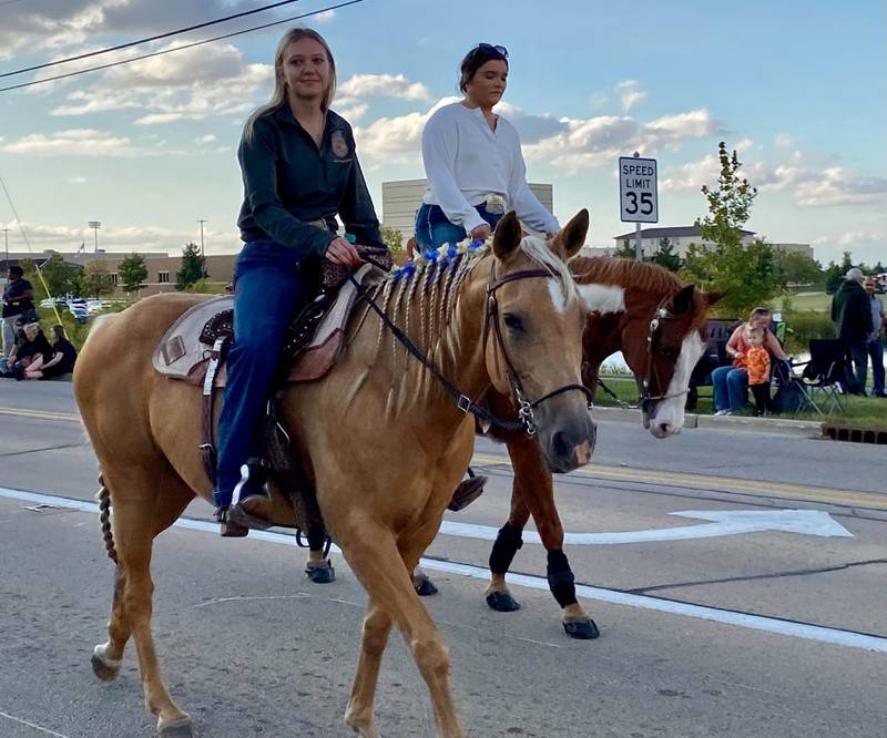 Horses and their riders weren't afraid to strut their stuff at the annual DeKalb High School Homecoming Parade on Wednesday, Sept. 24, 2025, along West Dresser Road.