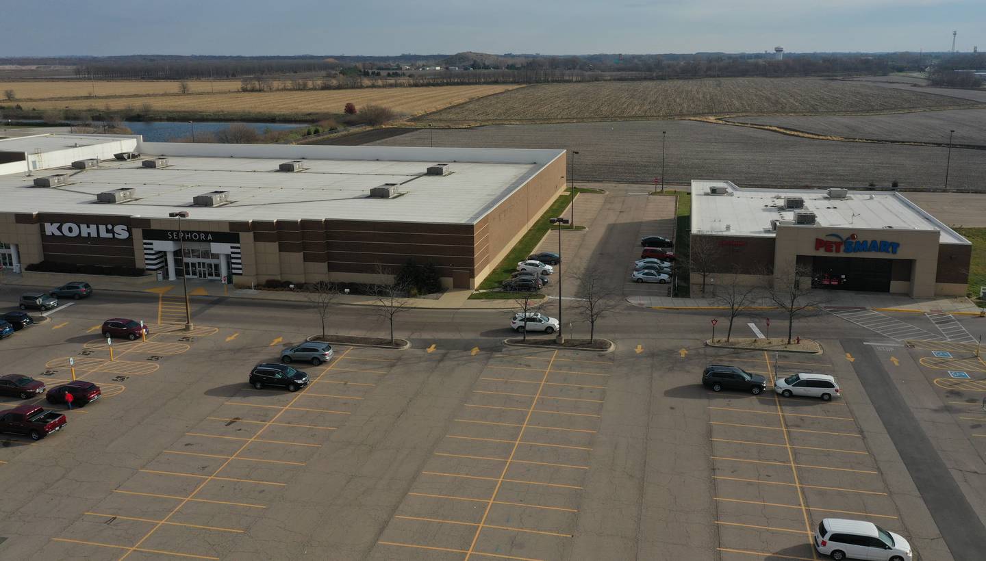 The parking lot between Kohls and Petsmart has been petitioned to construct a new retail space to be leased to Five Below Inc. on Monday, Nov. 20, 2023 in Peru.
