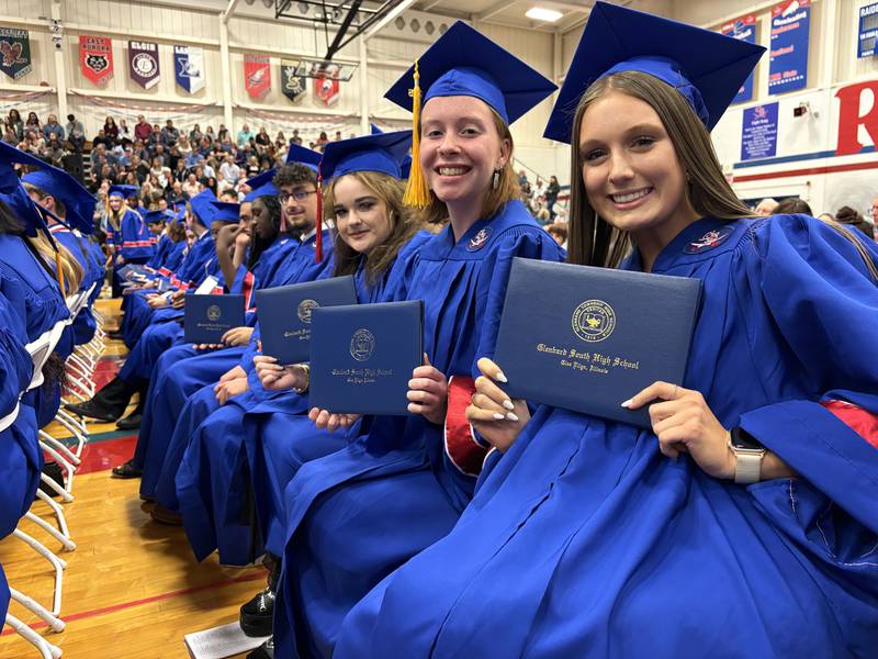 Glenbard South High School held its graduation ceremony on Thursday, May 22, 2025 at the school in Glen Ellyn.