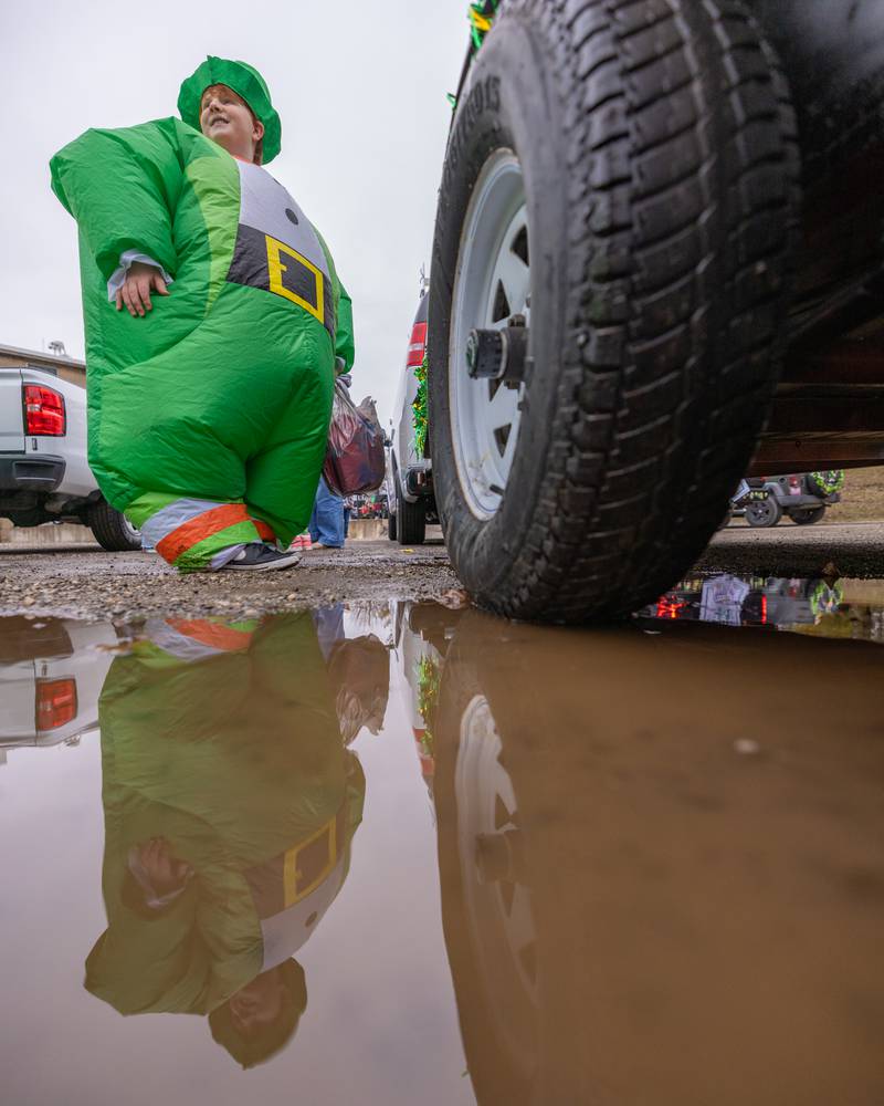 Parade participants came out despite cold and rainy conditions for the St. Patrick's Day Parade on March 7, 2026 in Utica.
