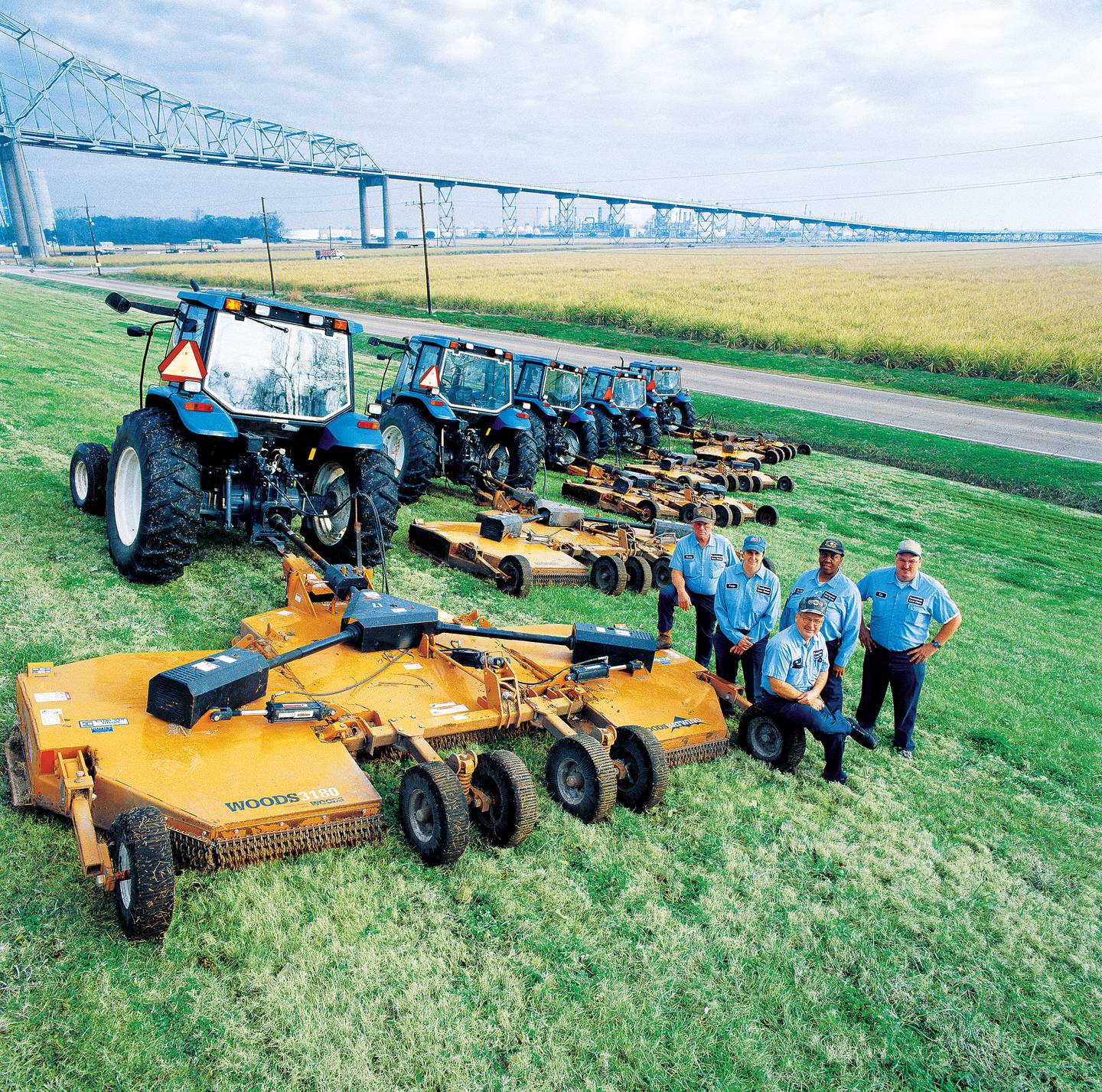 Woods Equipment's Batwing mower resembles the wingspan of a bat in flight.