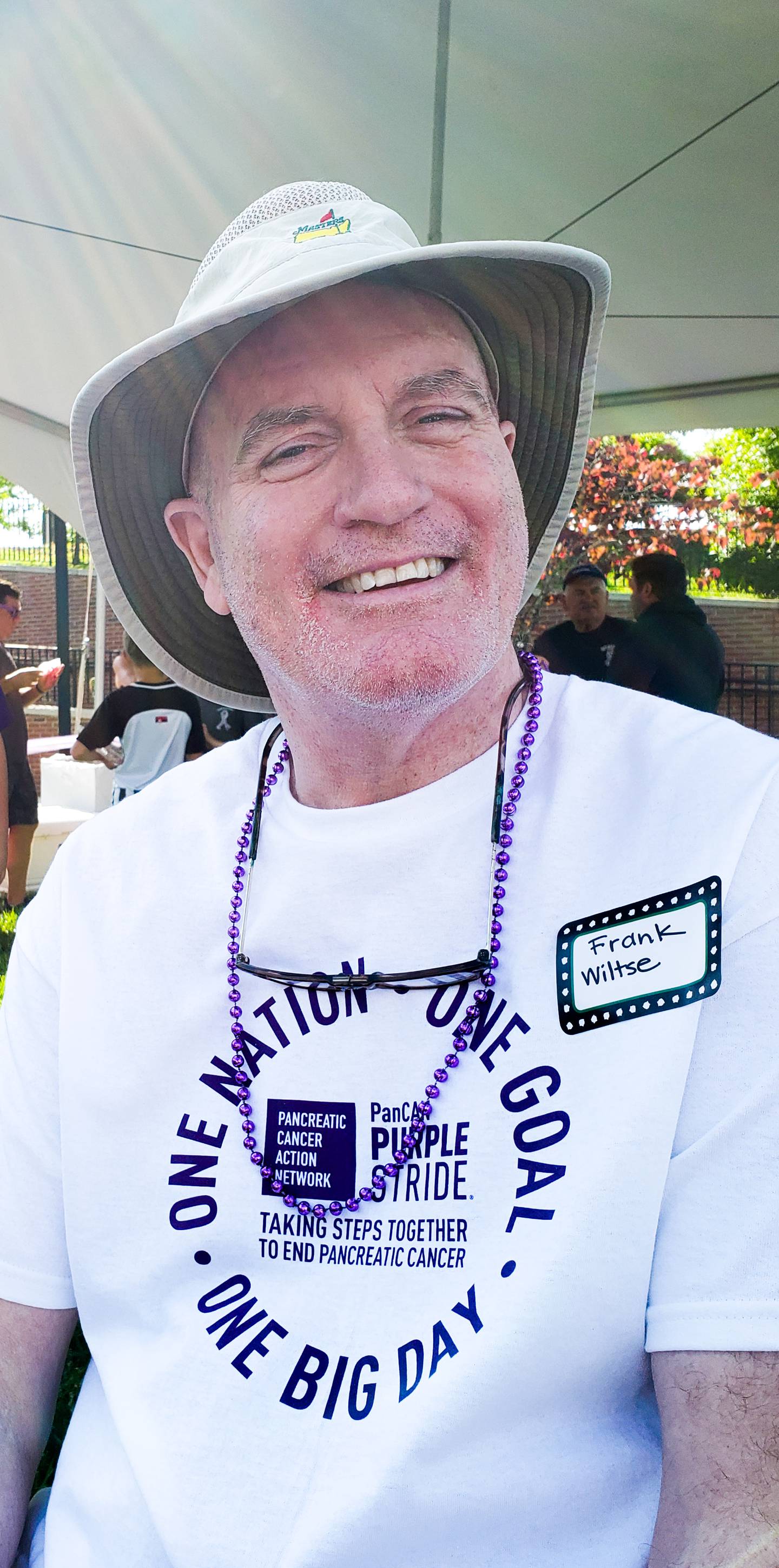 Frank Wiltse, 59, of Plainfield, will throw the first pitch at the Joliet Slammers game on Saturday, Aug. 6, 2022, as part of the Pancreatic Cancer Action Network's event to raise awareness for cancer of the pancreas. Wiltse is a 15-month pancreatic cancer survivor.