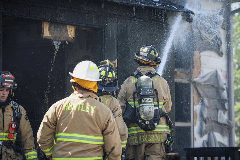 A two story home in Lake in the Hills was left uninhabitable following a fire Tuesday, June 21, 2022. According to the Huntley Fire Protection District, the fire's cause is still under investigation.