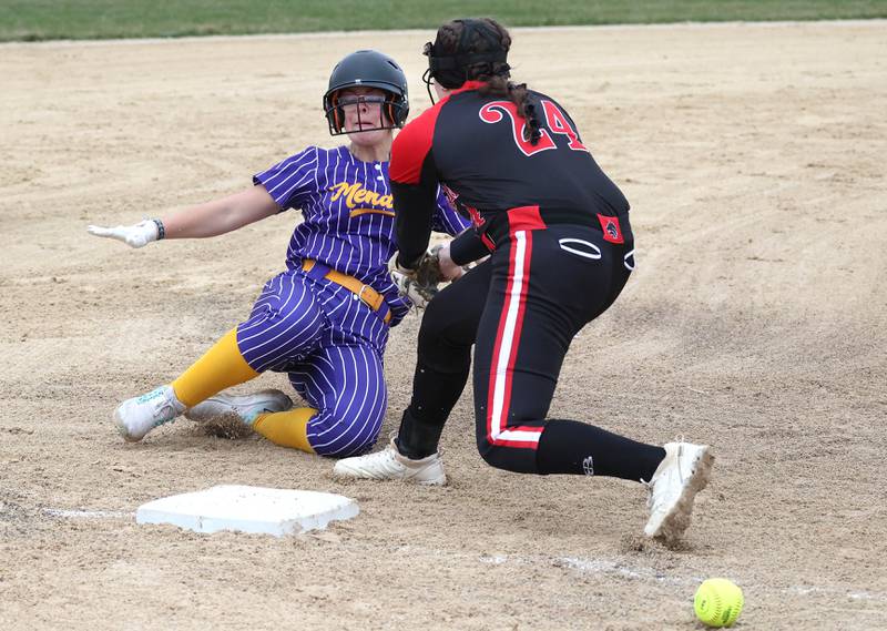 Photos Indian Creek softball hosts Mendota in early season matchup