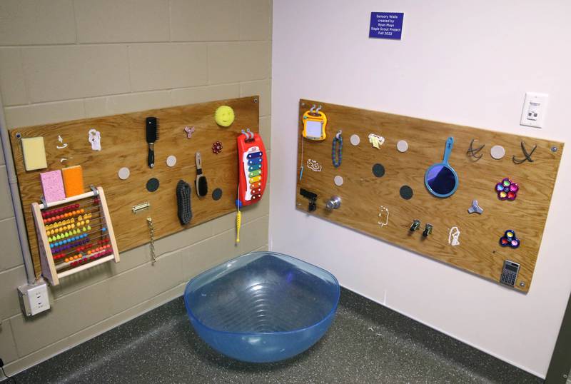 Part of the new Kishwaukee Special Recreation Association Sensory Room Wednesday, Nov. 6, 2024, at the Sycamore Park District Community Center.