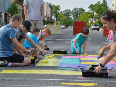 St. Charles residents invited to paint a downtown street as part of community art project