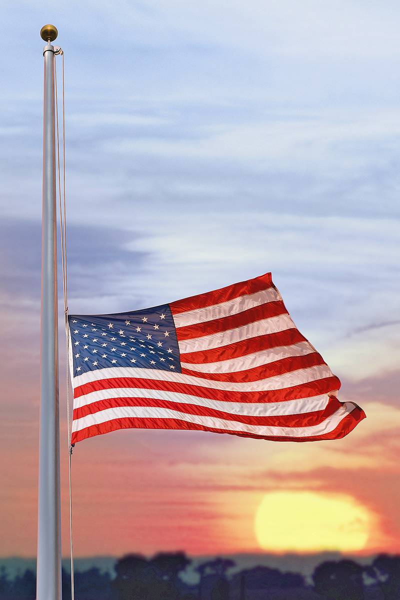 Iowa Gov. Kim Reynolds ordered flags to be flown half-staff Friday, Feb. 26 in honor of the Americans who have lost their lives to COVID-19.