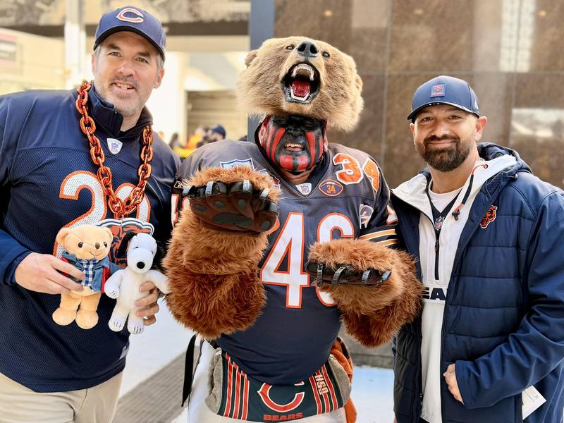 Plainfield man will be bearing down at Bears-Packers playoff game