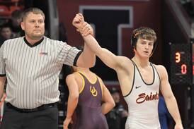 St. Charles East’s Dom Munaretto, Marmion’s Nicholas Garcia survive scares to win 3rd individual state titles