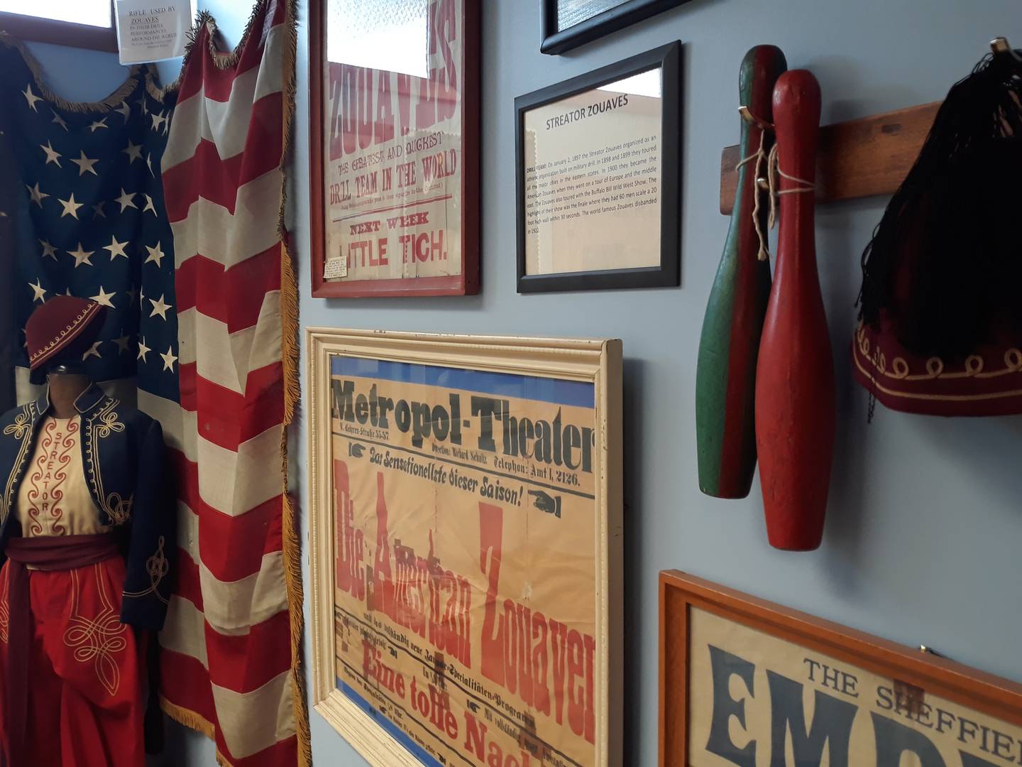 The Streator Zouaves drill team is on display at the new Streatorland Historical Society Museum at 109 E. Elm St.