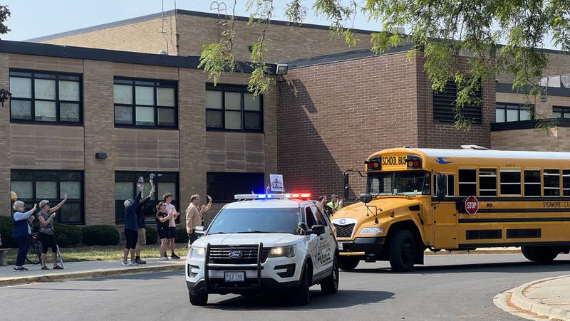 On June 8, 2023, the Sycamore High School baseball team was escorted out of town by Sycamore Police on Thursday. They were in route to Joilet, where they will play in the Class 3A State Tournament for the first time in program history.