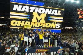 Michigan muscles its way to program’s 2nd national title, beating stubborn UConn 69-63