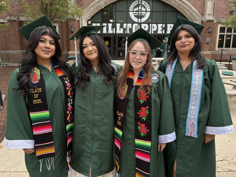 Glenbard West High School held its graduation ceremony on Thursday, May 22, 2025 at the school in Glen Ellyn.