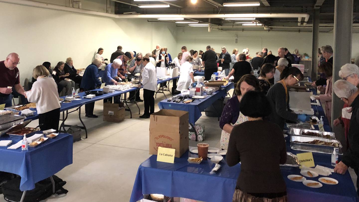 Nearly 30 Oswego restaurants donated their time and services by donating samples at the Taste of Oswego and OSCC housewarming party on April 7 at 3525 Rt 34.