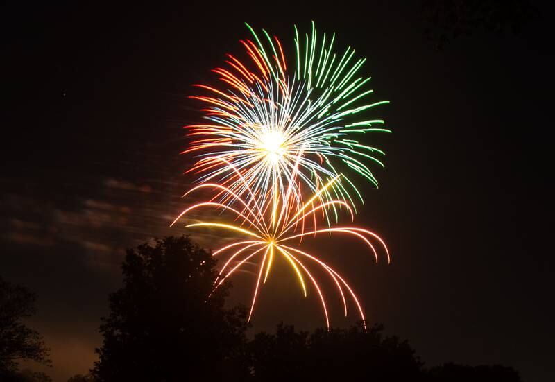 Attendees gathered in Mt. St. Mary Park in St. Charles to watch the St. Charles July 4th Fireworks on Tuesday, July 4, 2023. The fireworks were launched from Langum Park for the first time.