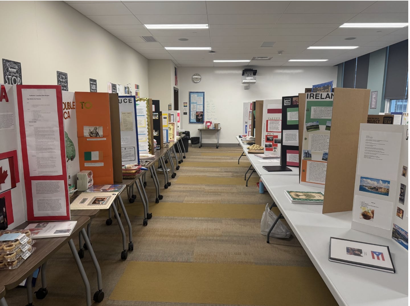 Mr. Woods said the project has grown over the years, to the point where the school needs three rooms to house all of the presentations.