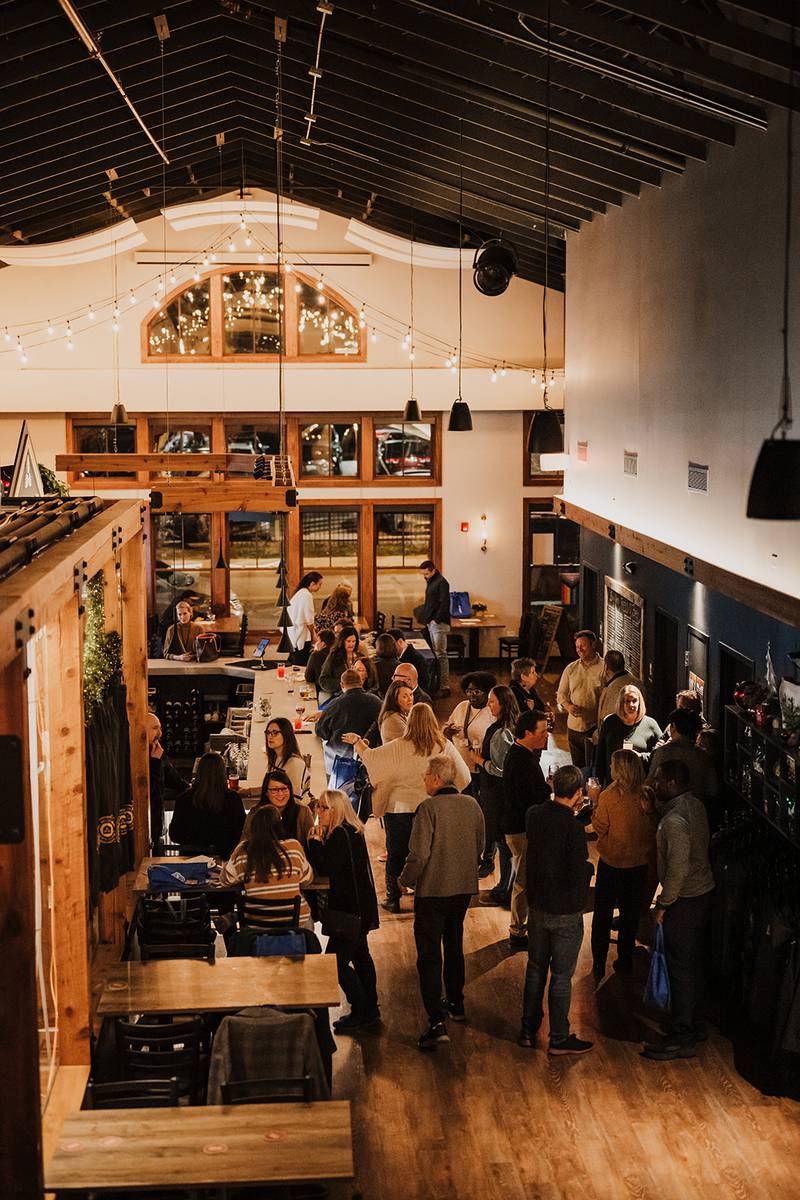 Sturdy Shelter Brewing is located on the Fox River in Batavia and is a perfectly cozy destination for a wintertime rendezvous.