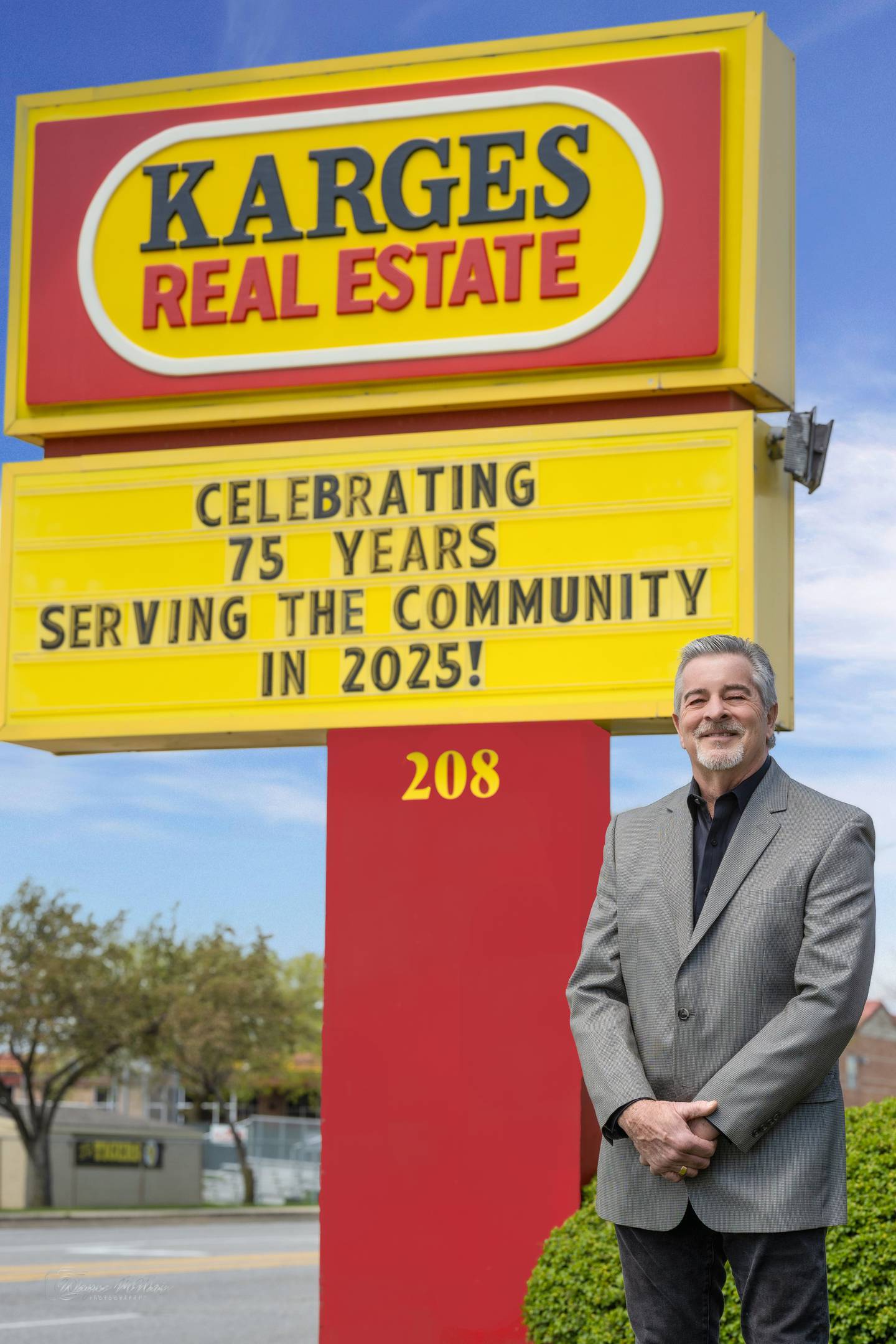 Karges Real Estate in Joliet is celebrating 75 years in 2025. Robert Karges (deceased), father of current owner Jim Karges (pictured) started the business in 1950, working out of his home the first couple of years.