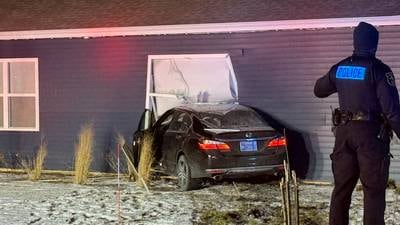 Car crashes into Algonquin home Friday, injuring 3