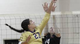 Volleyball: Serena tops Hall in three sets for first win of the season