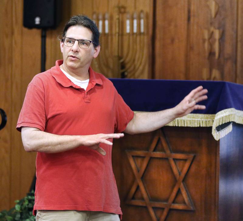 Rob Feldacker, president of Congregation Beth Shalom in DeKalb