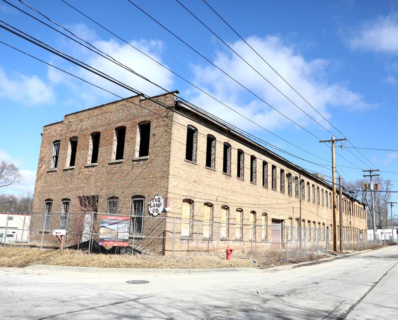 The former lamp factory site at 13th and Indiana avenues in St. Charles.