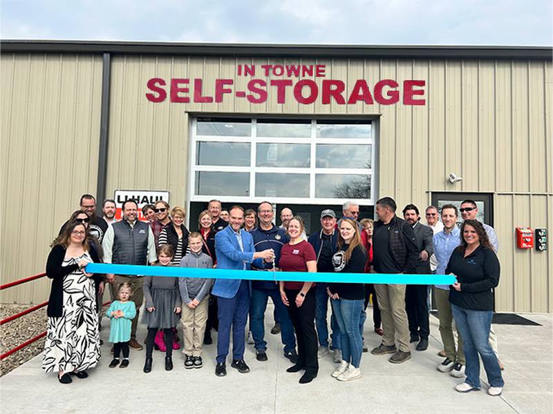 In Towne Self-Storage official opened April 10, 2025, at 4428 Hollerich Drive, Peru, after serval months of construction and renovation.