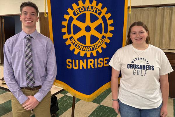 Ottawa Sunrise Rotary Club honors May Students of the Month