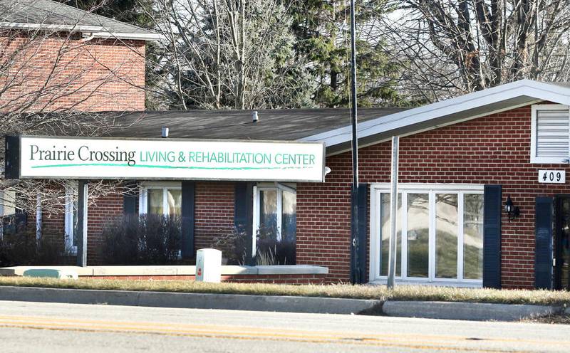 Prairie Crossing Living and Rehabilitation Center in Shabbona is seen Thursday.