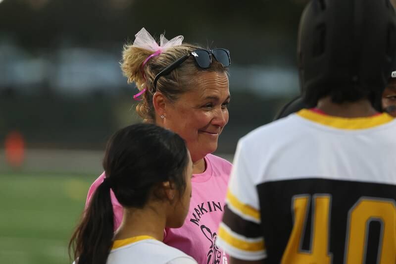 Joliet West head coach against Joliet Central on Wednesday, Oct. 2, 2024 in Joliet.