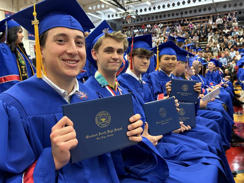 Glenbard South High School held its graduation ceremony on Thursday, May 22, 2025 at the school in Glen Ellyn.