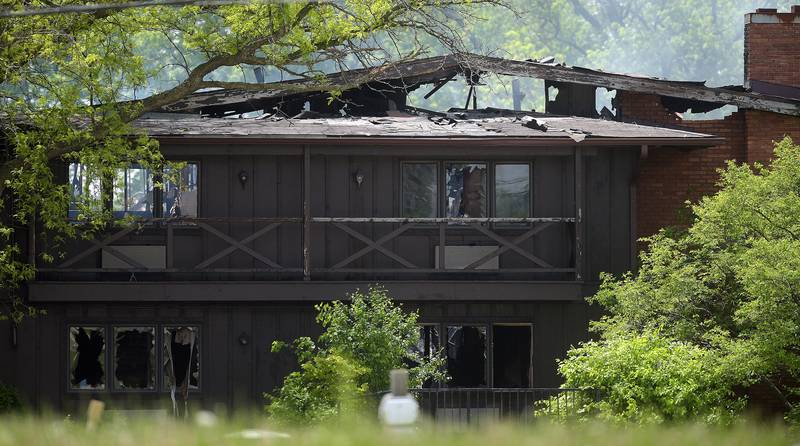 Police and fire investigators are working to discover the cause of a  Saturday fire at the closed Pheasant Run Resort in St. Charles.