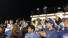 Johnsburg defeats Harvard as crowd dons blue to honor student