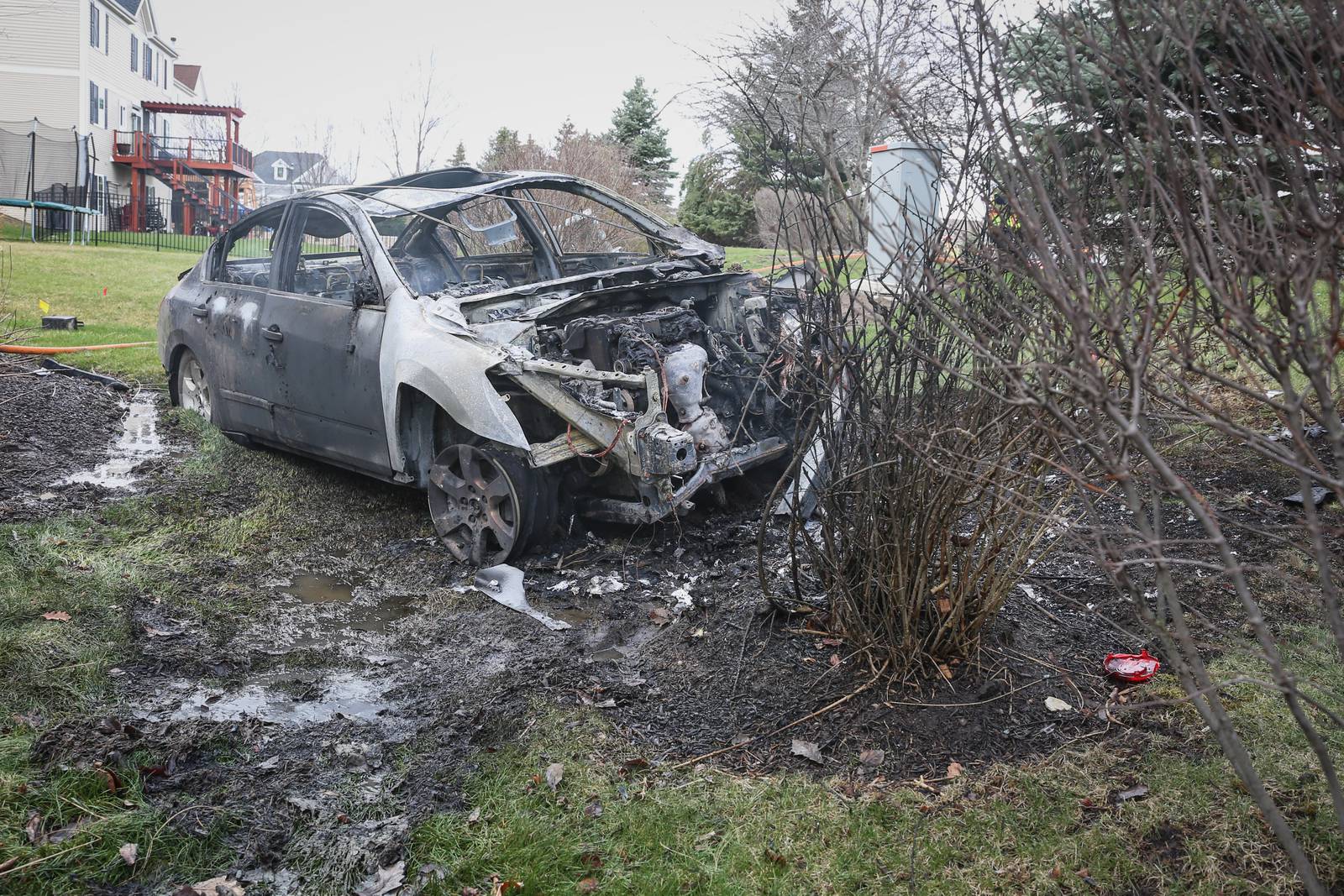 Crash near Huntley ends with vehicle fully engulfed in flames Shaw Local