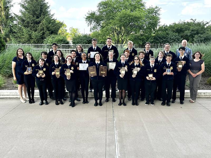 The Streator FFA Chapter grabbed seven state titles at the 2023 State FFA Convention in Springfield.