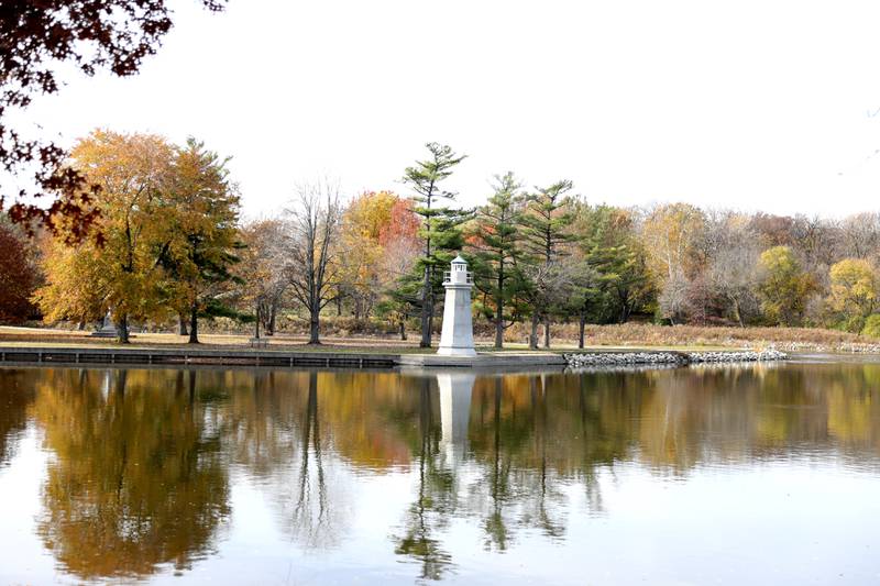 Fall colors at Fabyan Forest Preserve in Geneva.