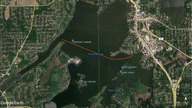 Barge breaks through ice creating dangerous conditions on Pistakee Lake 