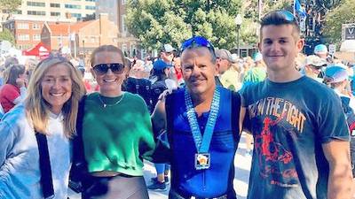 Geneva man beats stage 4 cancer, completes Half Ironman