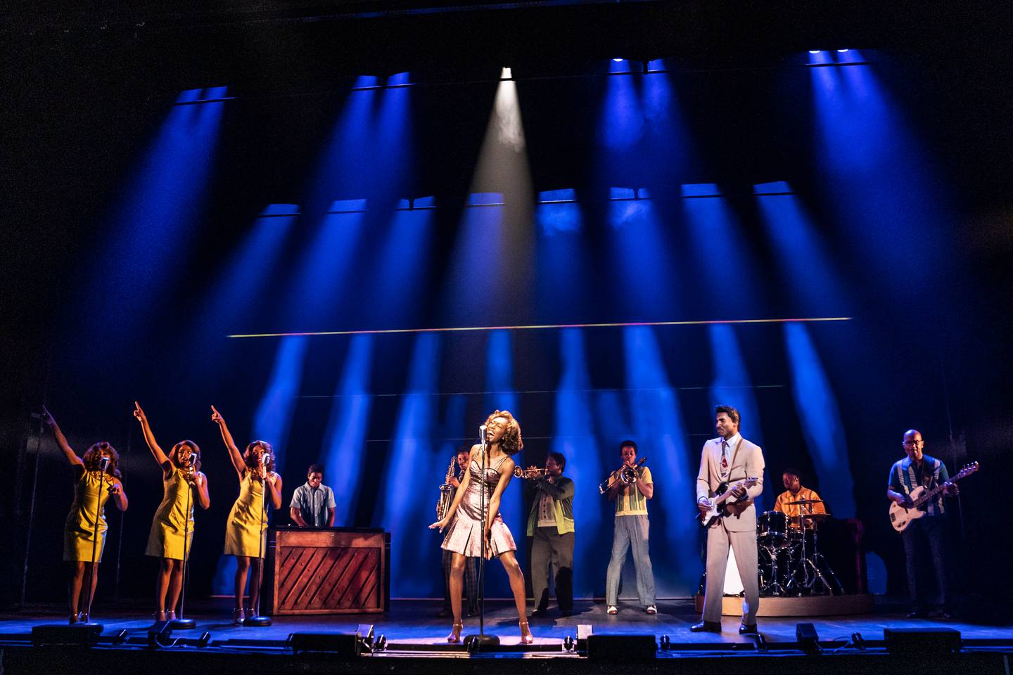 Zurin Villanueva as ‘Tina Turner’ and Garrett Turner as 'Ike Turner' Photo by Matthew Murphy.jpg