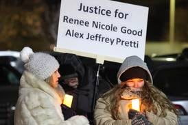 Photos: Vigil held in Sycamore after second fatal shooting in Minnesota involving ICE