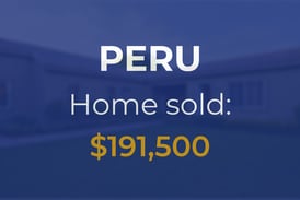 Single-family home sells for $191,500 in Peru