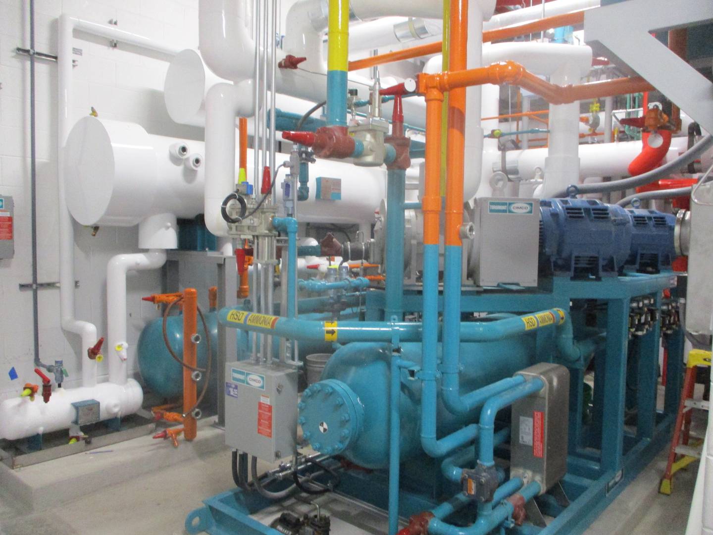 The upgrades at the Joliet Park District Inwood Ice Arena include a new ammonia-based refrigerant system that replaces a 1993 that used r22 refrigerant being phased out by government regulators. Sept. 24, 2024