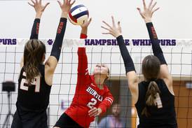 Photos: Huntley vs. Libertyville, Hampshire Sectional semifinal volleyball