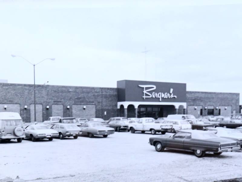 A view of the exterior of Bergner's when it opened inside the Peru Mall on Wednesday, April 10, 1974.