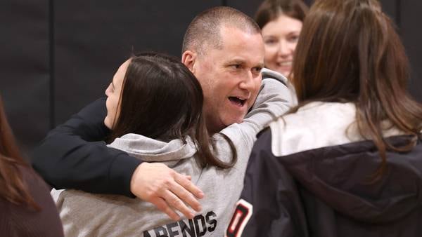Photos: Indian Creek girls basketball hosts Rosary in longtime head coach Paul Muchmore's last home game